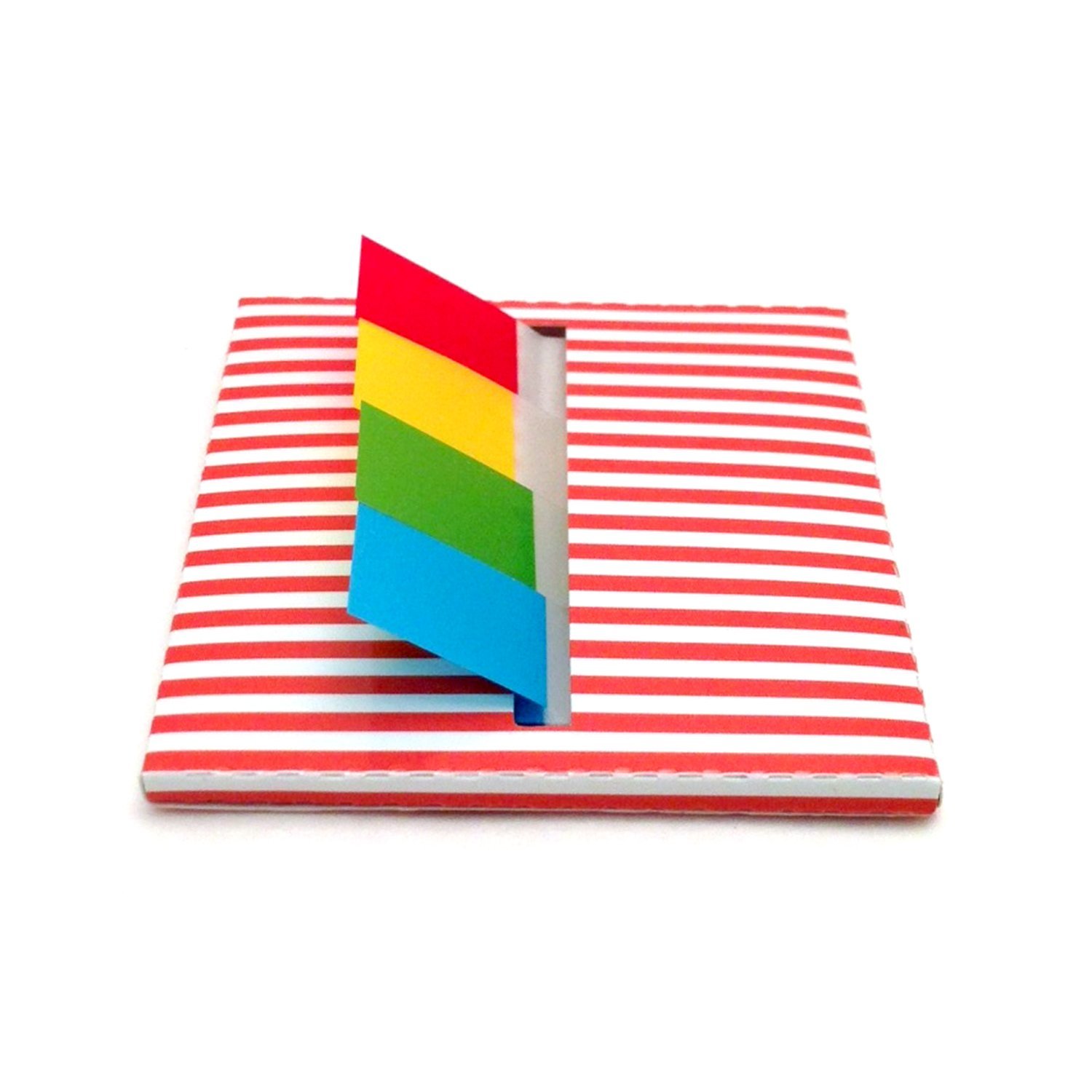 folded colorful sticky tag