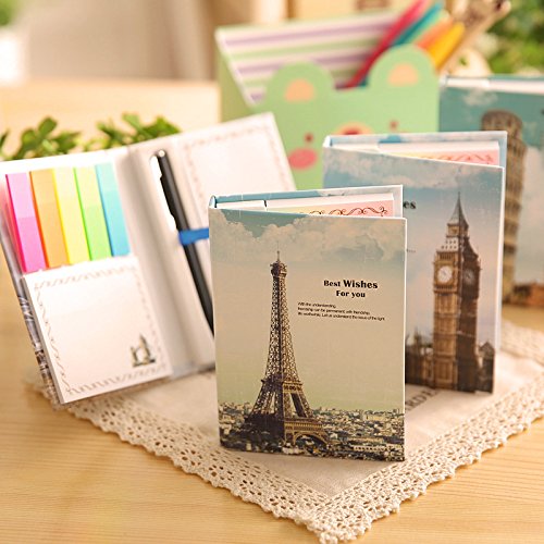 folded soft cover sticky notepad